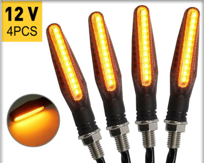 4x 12 LED MOTORRAD MOTORRAD LED DYNAMISCHE BLINKER UNIVERSAL PASSEND