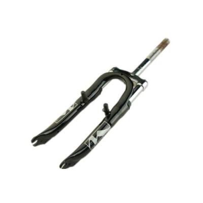 Fourche VTT 26 Pouces Noire Potence D22.2 Filetée A Tasseaux Accessoire Velo Pas Cher Fourche De Velo Suspendu Fourche Rigide