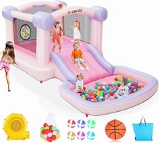 Bounce House with Ball Pit, Inflatable Bouncy House for Kids Blower Included TOP