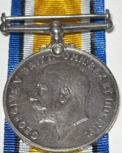 WW1 British War Medal # 6161 Pte Arthur Thomas Skinner 27th Bn AIF. RTA 15/2/18