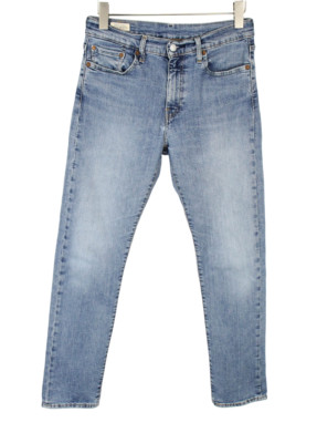 Levi's Premium Big E Jeans Herren W30/L32 Blau Denim Neu Whiskers Zip Fly