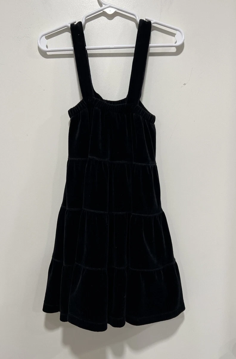 Girls black sleeveless dress shop