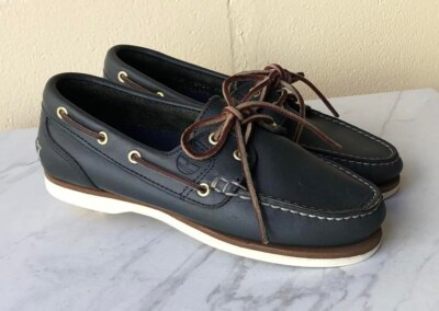 TIMBERLAND 72333 Women's Amherst Classic Boat Shoes Eyes Blue