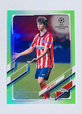 2020-21 Topps Chrome UEFA JOAO FELIX #19 Neon Green Refractors /99