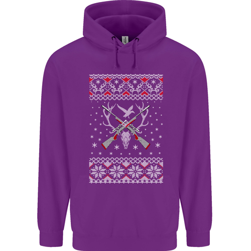 Huntsmath Christmas Hunting Funny Xmas Childrens Kids Hoodie - Picture 67 of 68