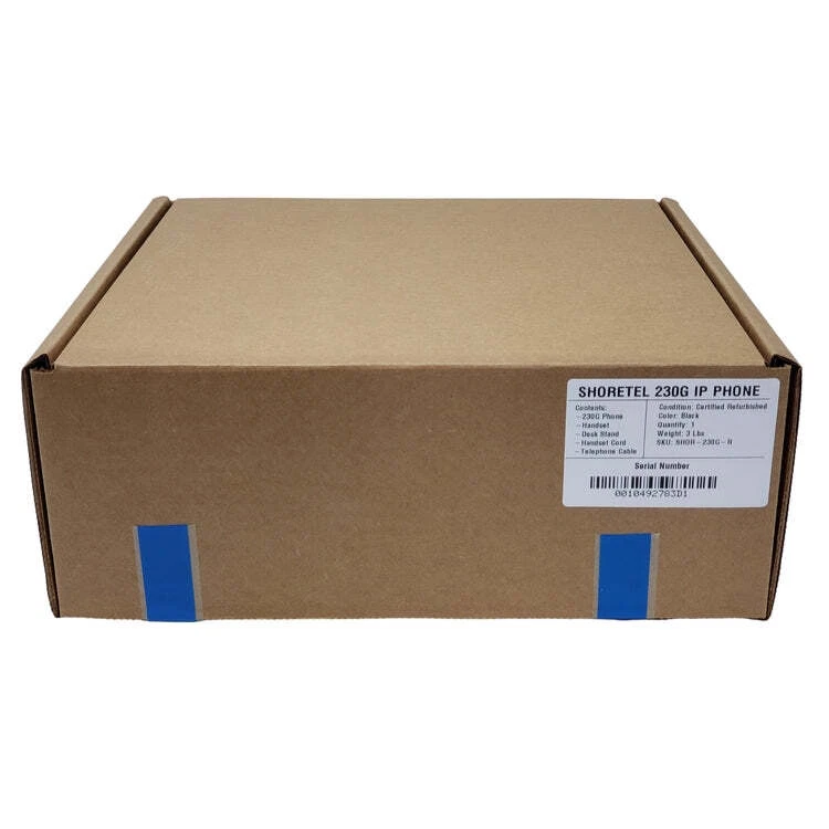 Shoretel 230G Gigabit IP Phone (10268) Black - Renewed w/1-Year Warranty - Image 2 of 4