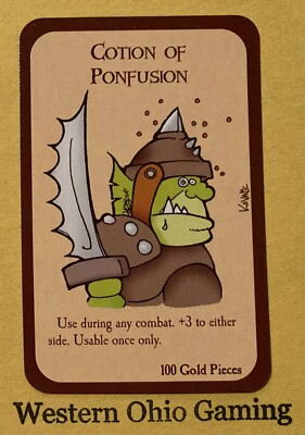 Munchkin Cotion Of Ponfusion Card USED Steve Jackson Games SJG