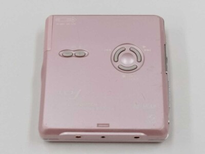 SHARP MD-ST600 Walkman Portable MD Player Pink Good | eBay