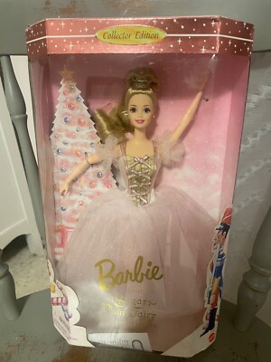 1997 Sugar Plum Fairy Barbie Ballerina Nutcracker Ballet #17056 NRFB Doll Mattel