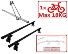 Satz Dachträger M10PO120 + Fahrrad Rack für 1 für Opel Astra Hatchback 09-16