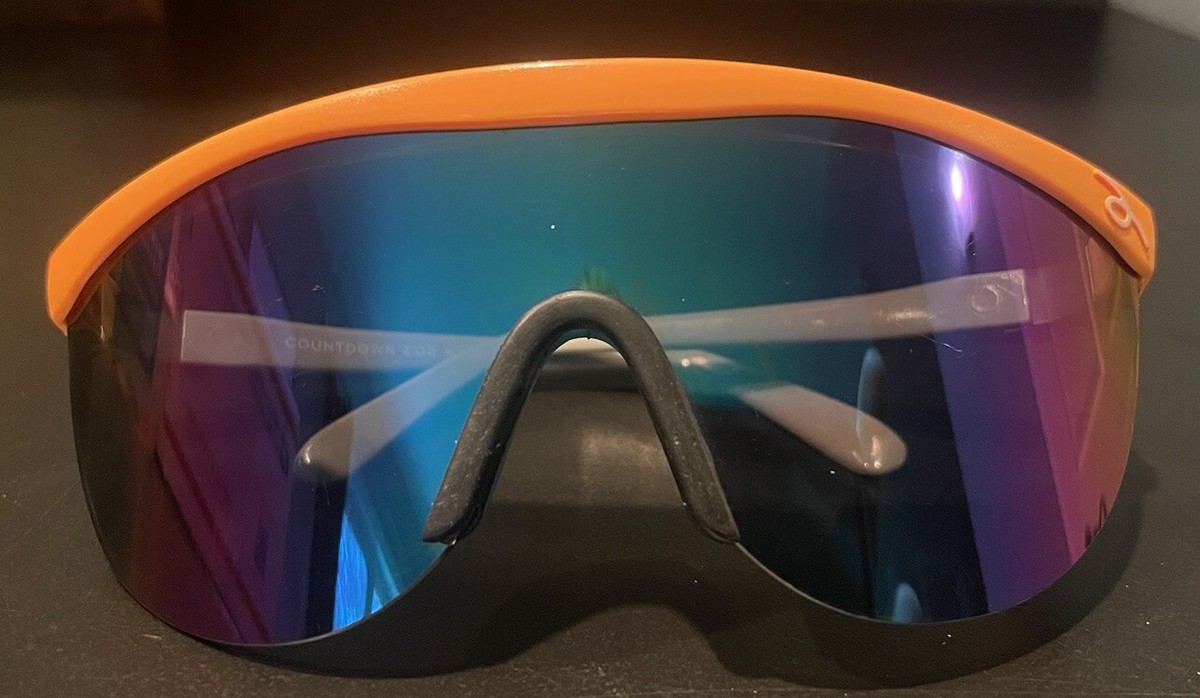 Vintage 90s BAUSCH & LOMB KILLER LOOP Countdown Wrap Orange Mirror