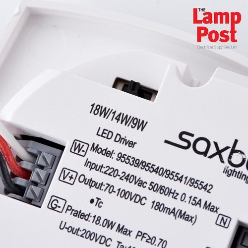 Saxby 95539 HeroPro CCT IP65 18W Bulkhead Wall Ceiling Light IP65 - Picture 4 of 4
