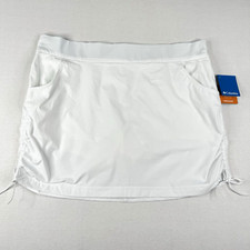 Columbia Women's Size XXL Omni-Shade Active Fit Jupe-Short Skort UPF 50 White