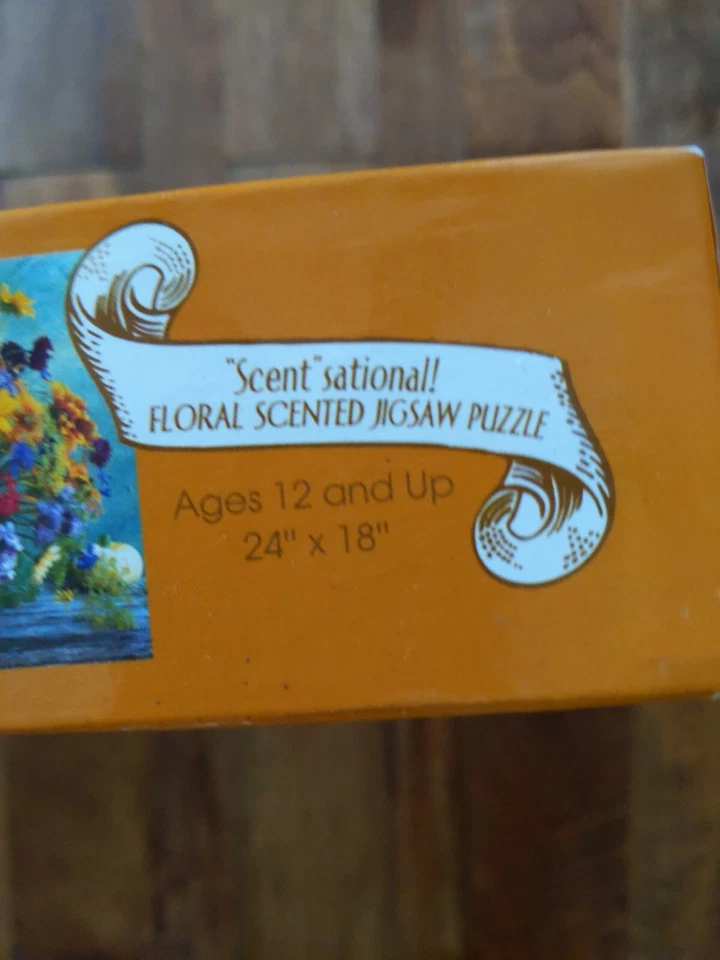 Vintage Sealed Fabulous Florals Jigsaw Puzzle 750 Piece Ceaco Scented New 2942 - Image 4 of 4