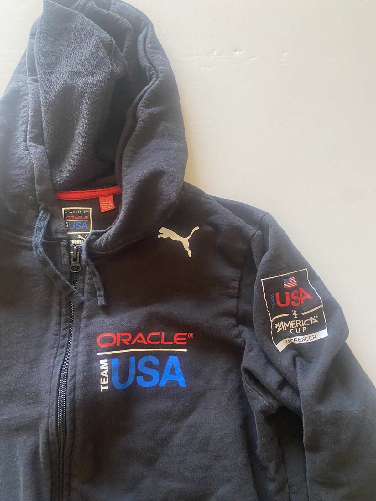 Oracle Team USA Puma Full Zip Hoodie Jacket Tag Heuer… - Gem