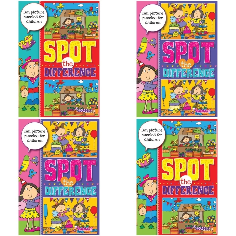 KIds Spot the Difference Activity Book Puzzle Books Children Fun Educational - Image 2 of 4