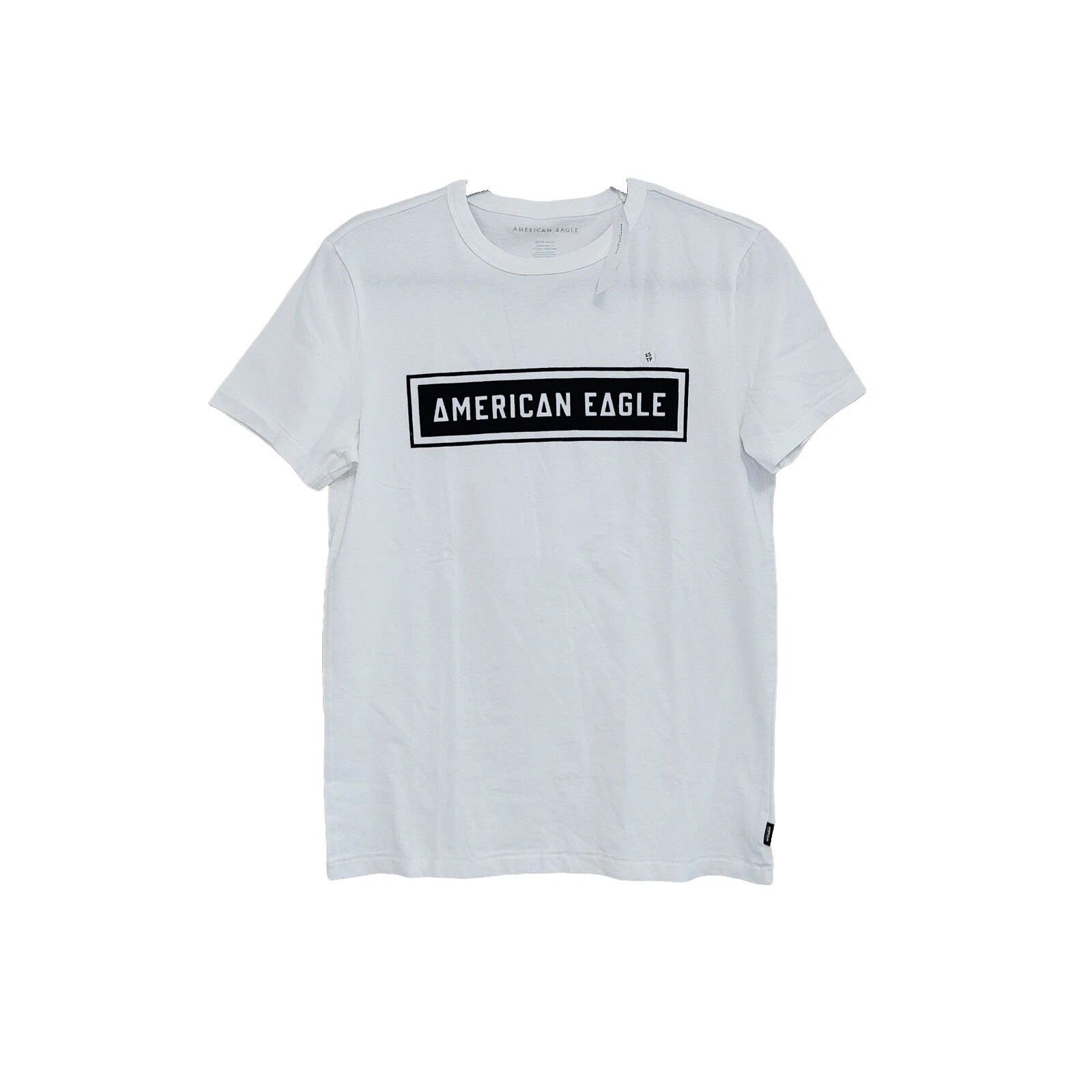 American Eagle Outfitters Cotton Short Sleeve Solid T-Shirts for Men