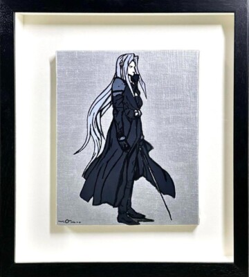 Yoshitaka Amano Canvas Original Sephiroth Original One of a kind