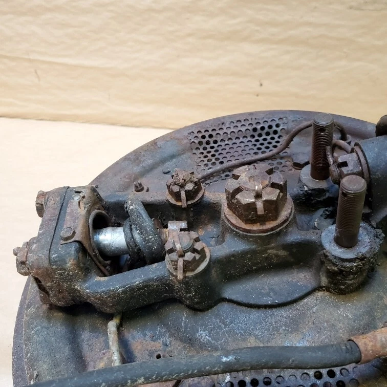Tambor de freno cubo rueda enlace vertical suspensión delantera izquierda Jaguar Mark VII MK 7 Foto 4 de 4