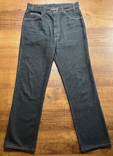 Vintage Mens 1970's Levis Movin On Label Black Denim Jeans Size 32X31 - RARE