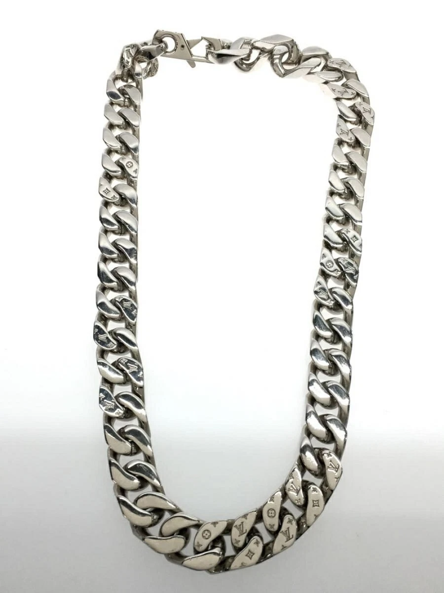 Louis Vuitton Collier Lv Chain Links M69987Lv Necklace Silver Men's Women's  Unisex