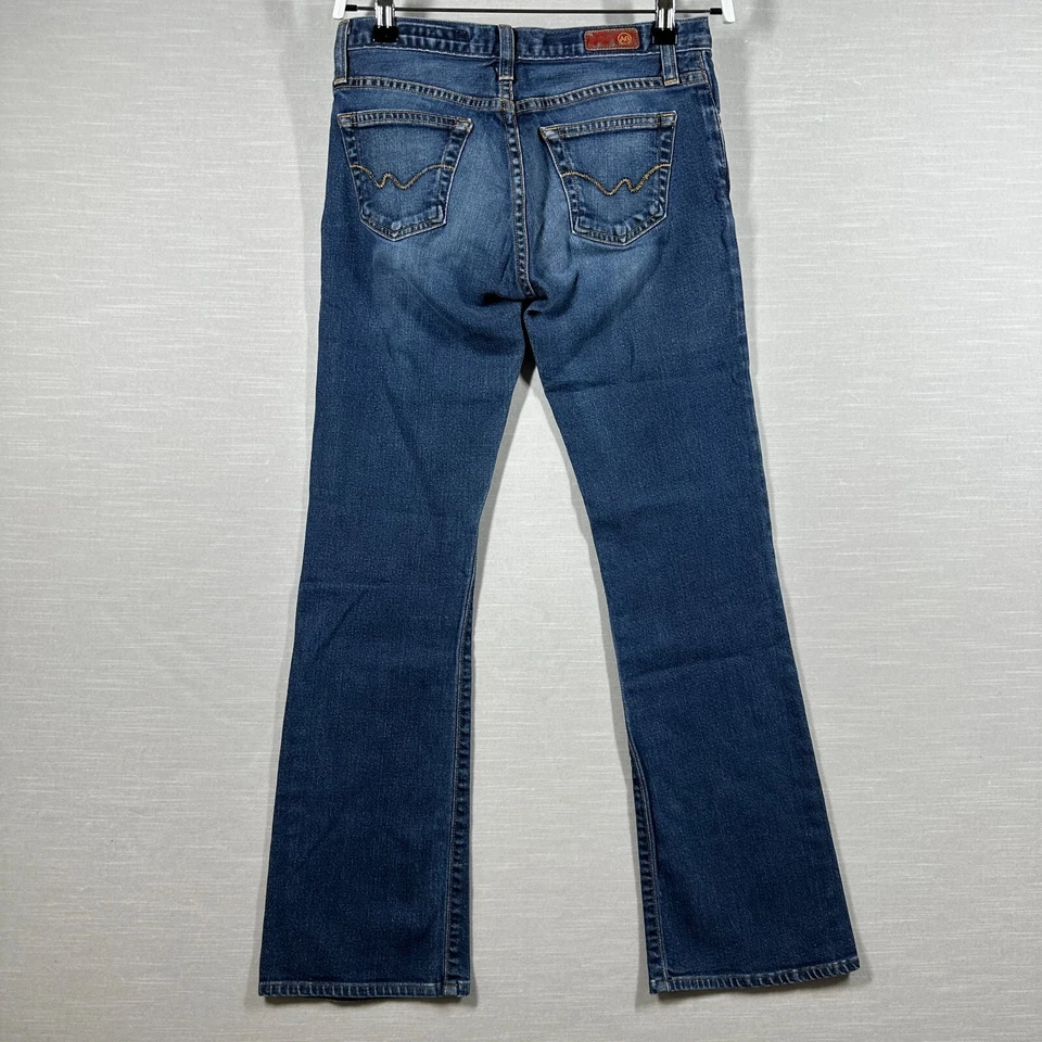 Jeans AG Adriano Goldschmied Mujer 26 R Azul Lavado Medio Acampanado Angel EE. UU. Foto 2 de 4