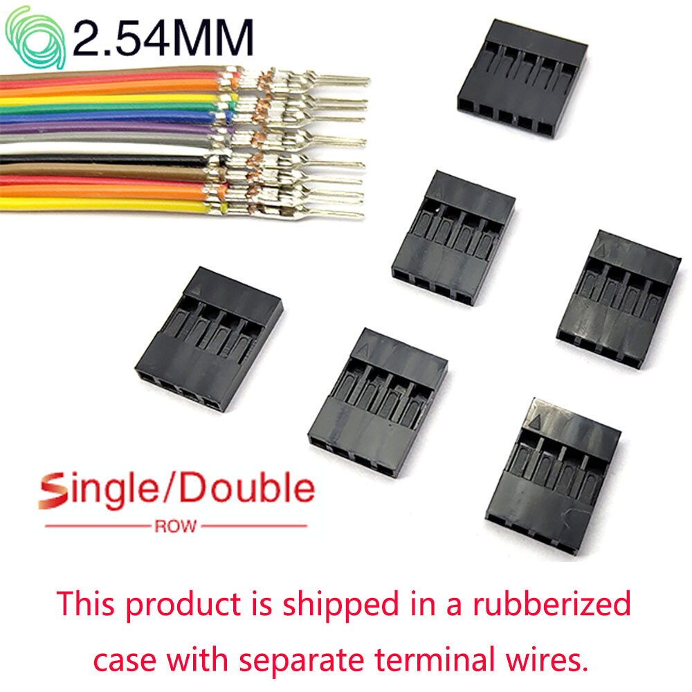 2.54MM Dupont Female to Female Duplex Single/Double Row-Color