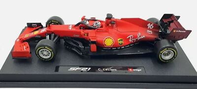 BURAGO - FERRARI F1 SF21 Team Scuderia #16 C.LECLERC - 1/18 - BUR16809SA