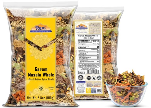 Rani Garam Masala Indian 11 Whole Spices Blend 3.5oz (100g) - Picture 7 of 9