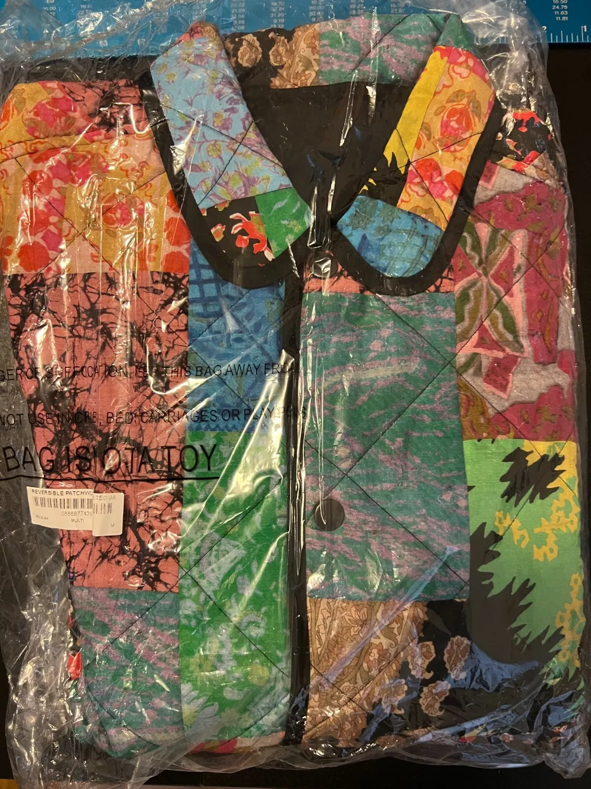 Vestes matelassées patchwork réversibles Supreme moyen DS authentiques M patchwork