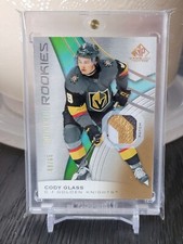 2019-20 SP Game Used Gold Spectrum #105 Cody Glass RC 3 Clrs GU Patch 9/65