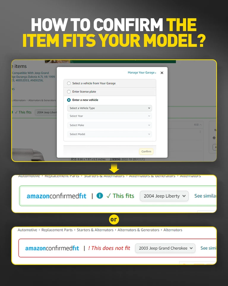 Alternator For Toyota Highlander 2004-07 Toyota Solara 04-08 Lexus ES330 04-06 - Image 2 of 4