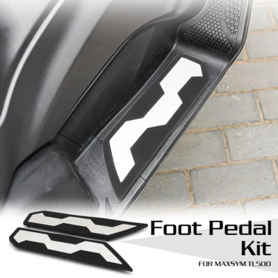For SYM Maxsym TL 500 Motorcycle Accessories Foot Rubber Pegs Pedals Footpegs