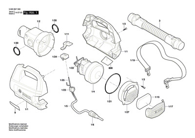 New Genuine Bosch 1600A002N1 Spraying Nozzle