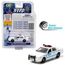 Greenlight 1:64 2011 Ford Crown Victoria Police New York City Police Dept (NYPD)