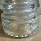 VINTAGE CLEAR GLASS HEMMINGWAY FENCE INSULATOR set of 8 — photo 7