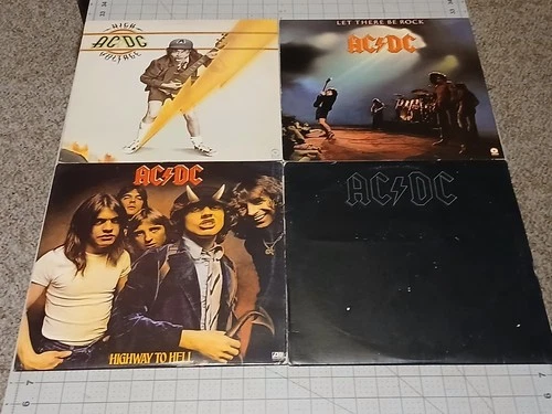 AC/DC LP LOT - Highway To Hell BACK IN BLACK Let There Be Rock High Voltage