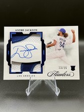 2022 Panini Flawless  Dual Patch Auto Andre Jackson #RDPA-AJ /15