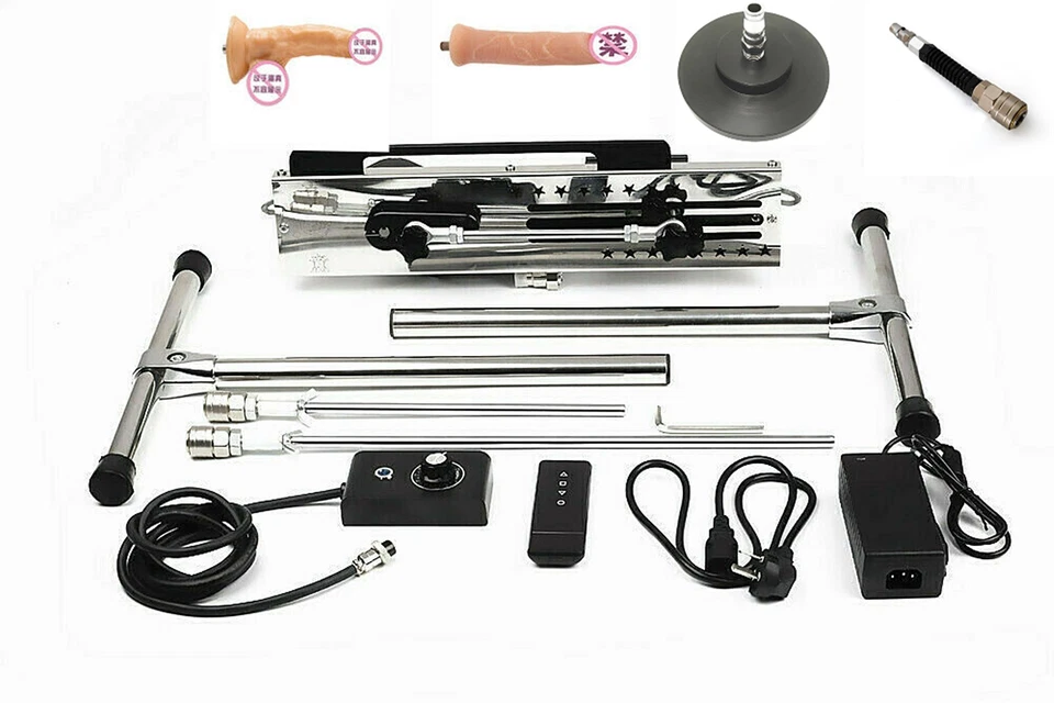 Automatic Thrusting Love Sex Machine Device Remote Control with Dildo Adapter - Image 2 of 4