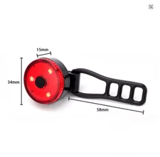 Bike Tail Light Headlight Front Rechargeable LED Safe Warning Night Riding