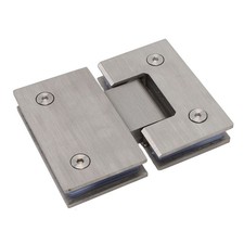 Stainless Steel Cabinet Hinge Frameless Shower Door Hinge 180 Degree Long↑