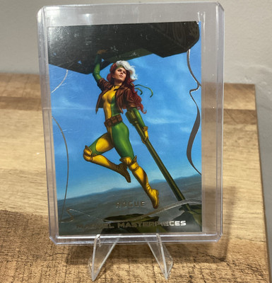 SkyBox 2022 Marvel Masterpieces Rogue #60 Dan dos Santos Serial Numbered /1499