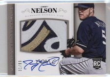 2014 National Treasures Rookie Material Signatures 31/99 Jimmy Nelson Auto 0af