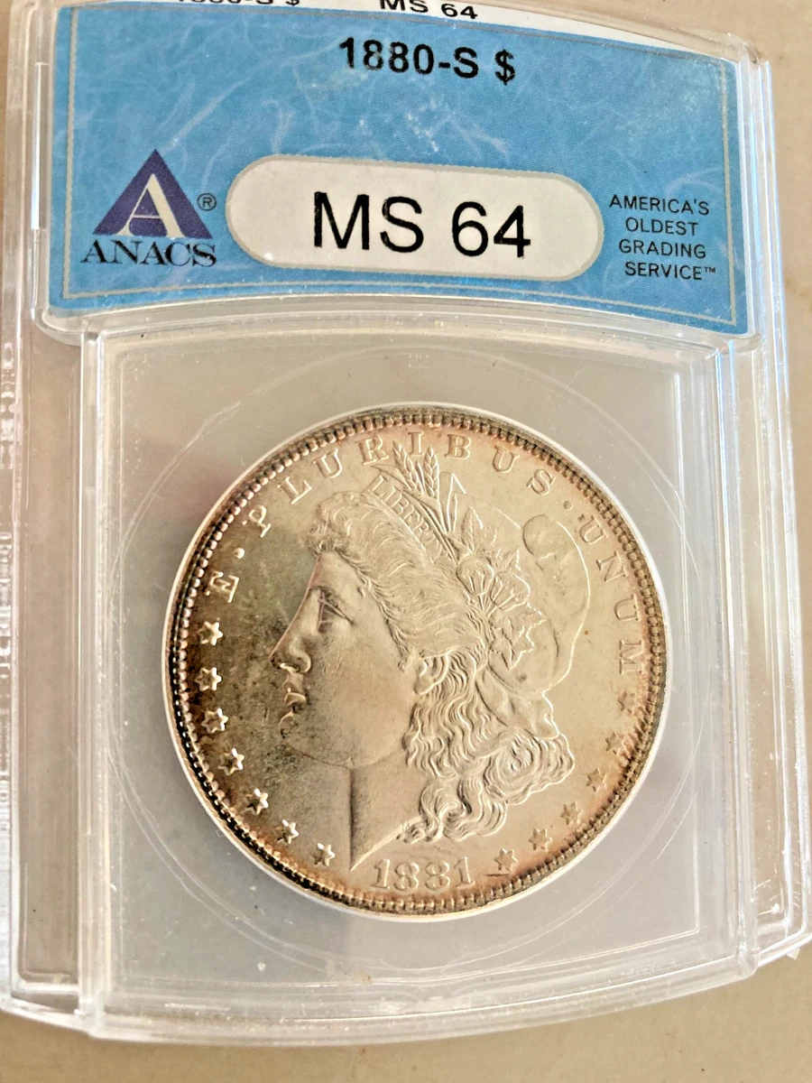 MS 64 Graded 1880 Year Morgan US Dollars (1878-1921) for sale | eBay