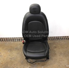 2014 - 2021 Mini Cooper Front Left Driver Seat Assembly Black Leatherette Oem 2014 - 2021 Mini Cooper Front Left Driver Seat Assembly Black Leatherette Oem