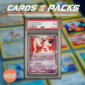 Carte Pokemon M.Mime ex 111/112 HOLO - RFVF - PSA 9 MINT
