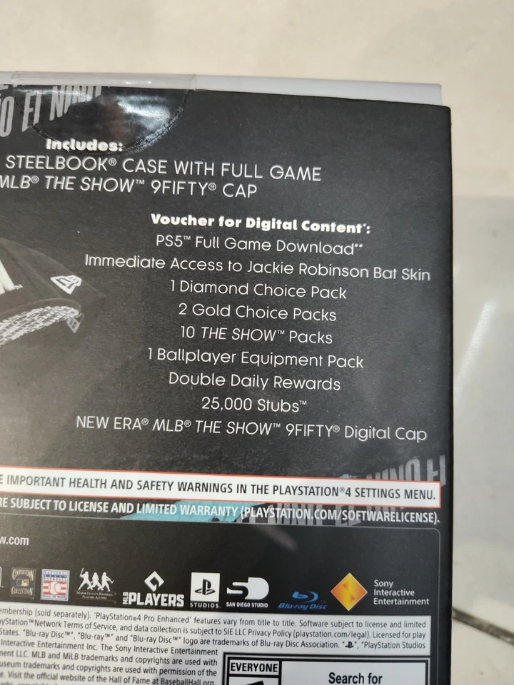 MLB The Show 21 Jackie Robinson Deluxe Edition PS4 PS5 - w/ Snapback Hat NEW - Image 4 of 4