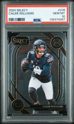 2024 PANINI SELECT #216 CALEB WILLIAMS ROOKIE RC PSA 10