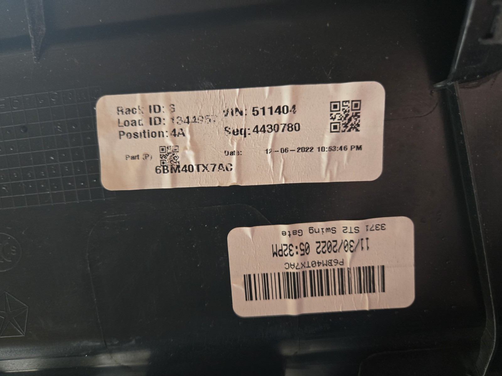 Tailgate Trim-Sport, VIN: G, 2 Door, Sport Utility Mopar fits 2021 Jeep Wrangler thumbnail 3