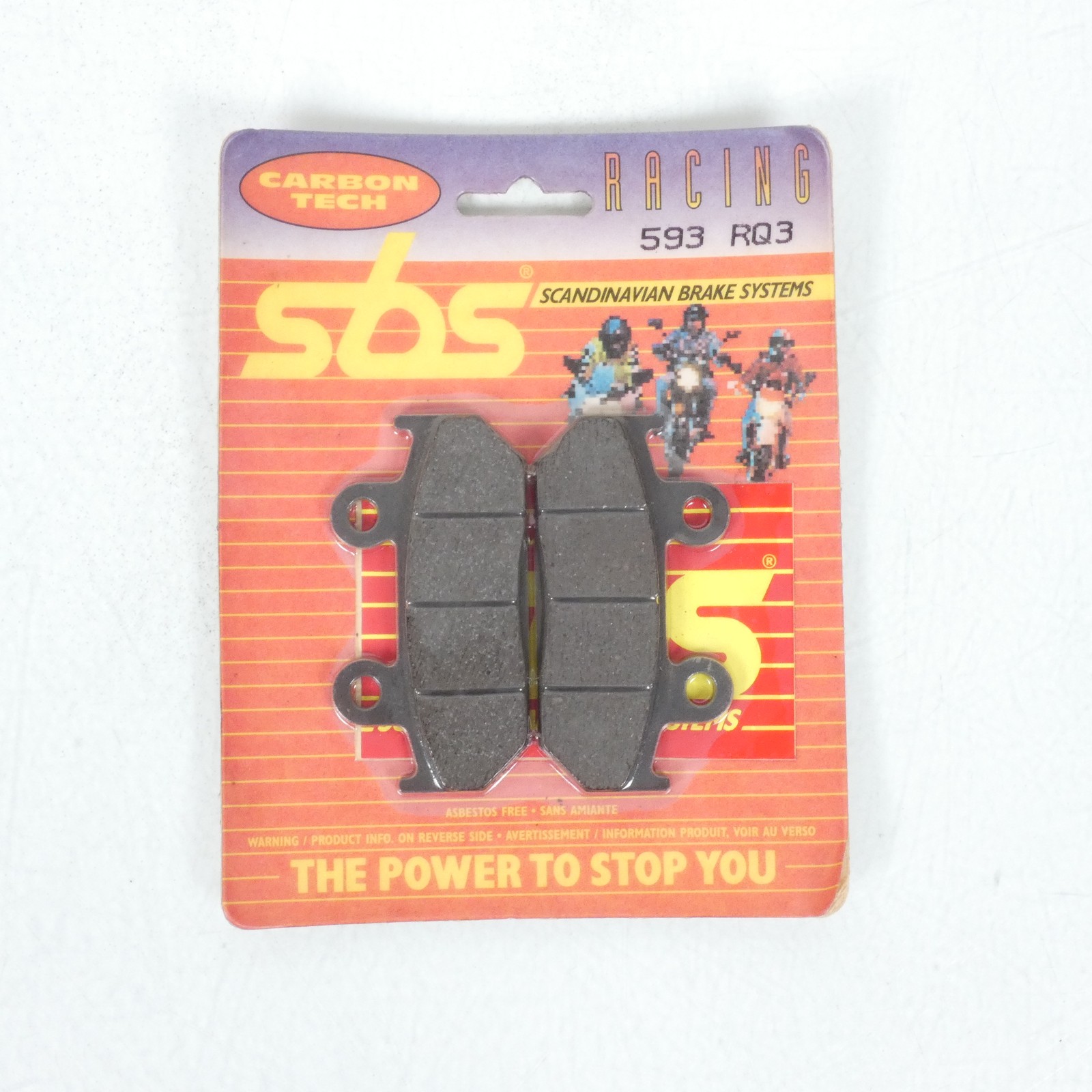 Plaquette de frein SBS 593RQ AV pour Honda CBR250F 1986 moto